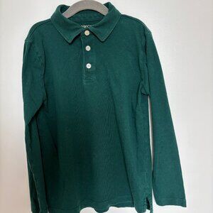 Crewcuts long sleeve heather green shirt